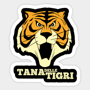 Tana delle Tigri, UOMO TIGRE - Tiger man Sticker